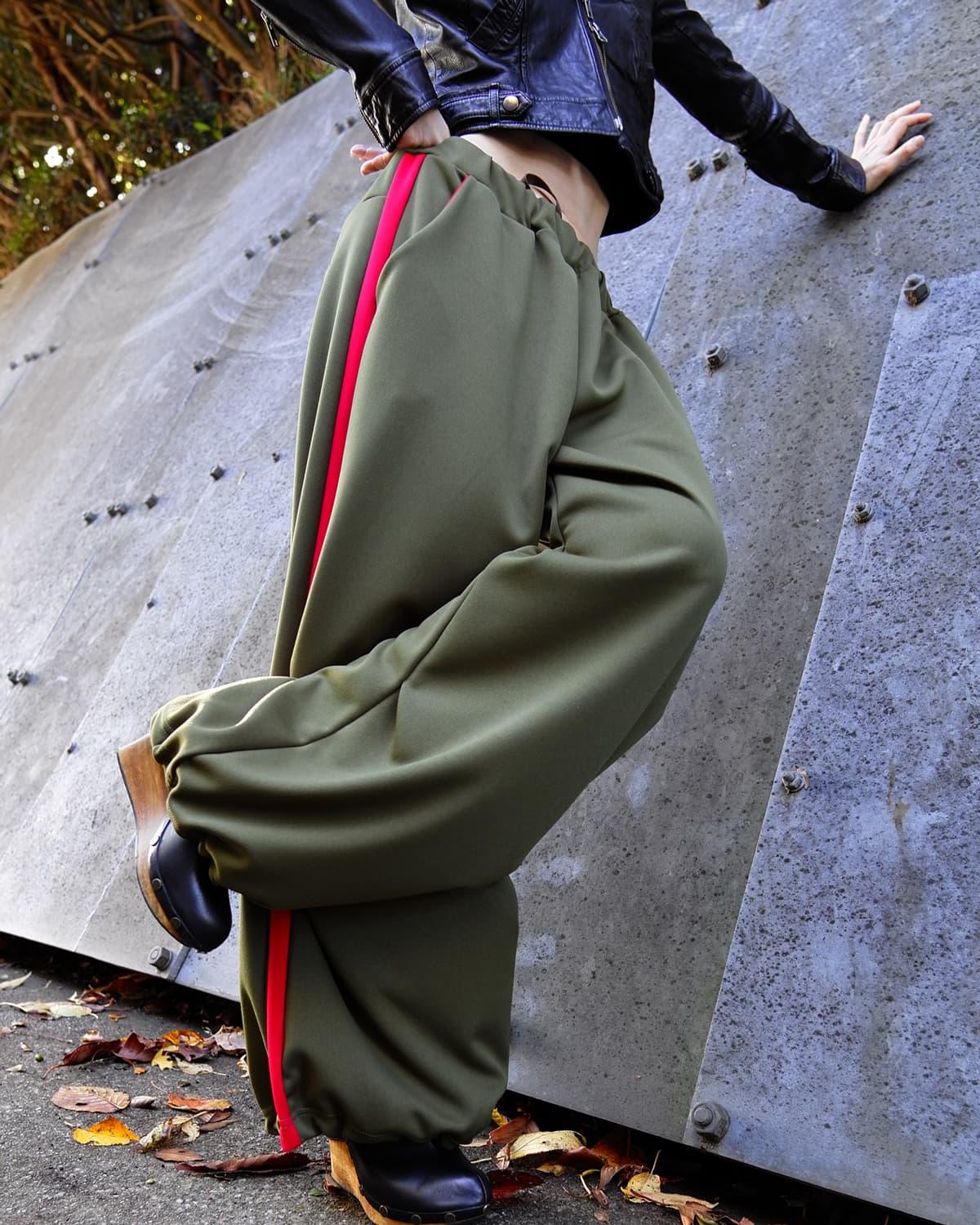 ジャージー・パラシュートトラック・サイドラインパンツ | 3枚目