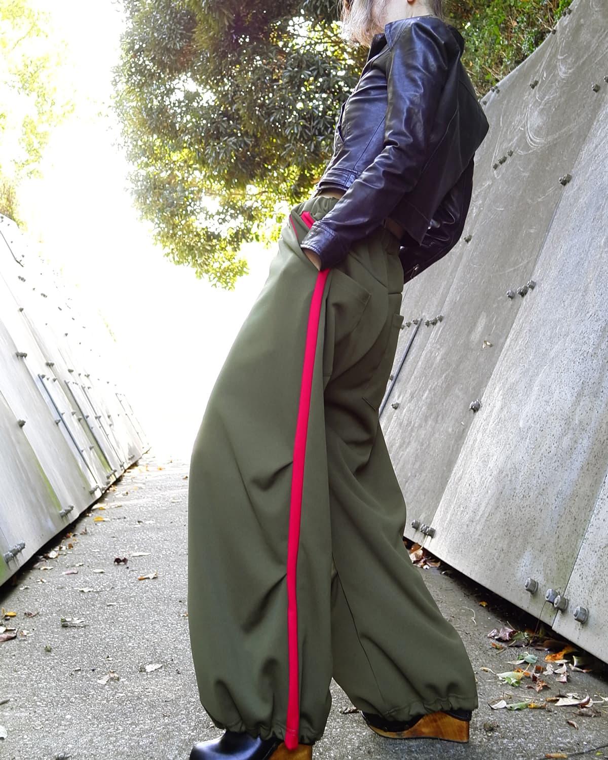 ジャージー・パラシュートトラック・サイドラインパンツ | 6枚目