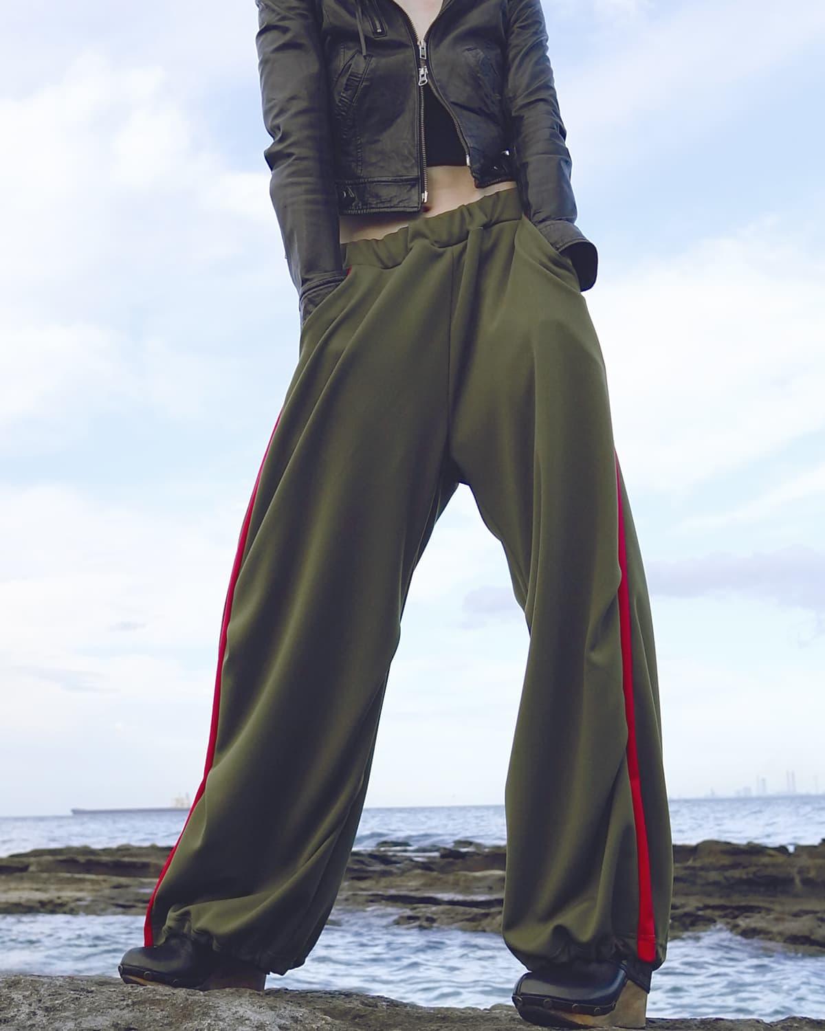 ジャージー・パラシュートトラック・サイドラインパンツ | 8枚目